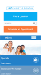 Mobile Screenshot of christiedental.com